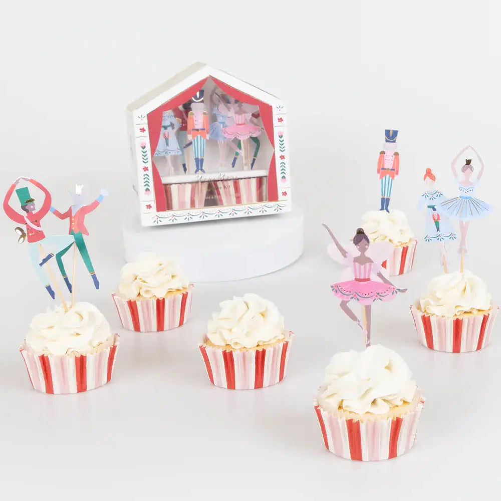 Nutcracker ballet cupcake kit Meri Meri