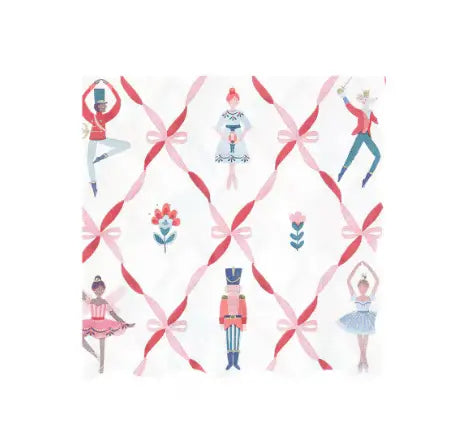 Nutcracker ballet napkins L Meri Meri
