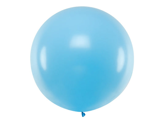 Round Balloon 1m, Pastel Sky-Blue (OLBO-003)