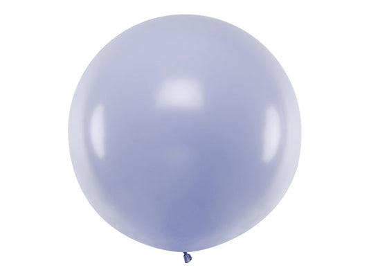Round Baloon 1m, Pastel Light Lilac (OLBO-004J)