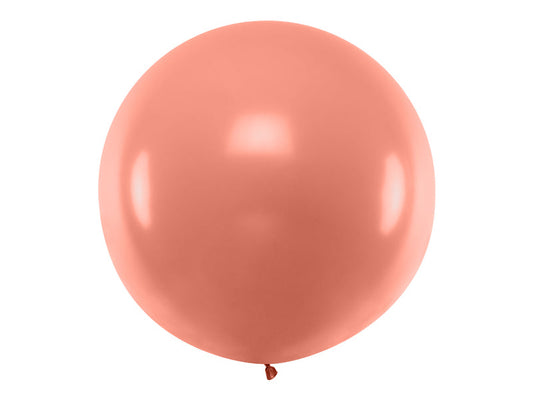 Round Balloon 1m, metallic Rose Gold (OLBO-019R)