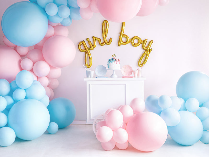 Round Ballon 1m, Pastel Pale Pink (OLBO-081B)