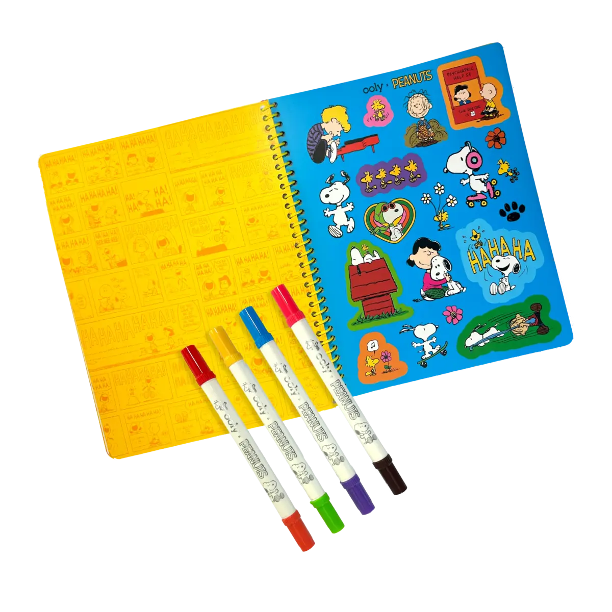 OOLY x Peanuts: Snoopy Activity Travel Kit with Double Ended Markers OOLY