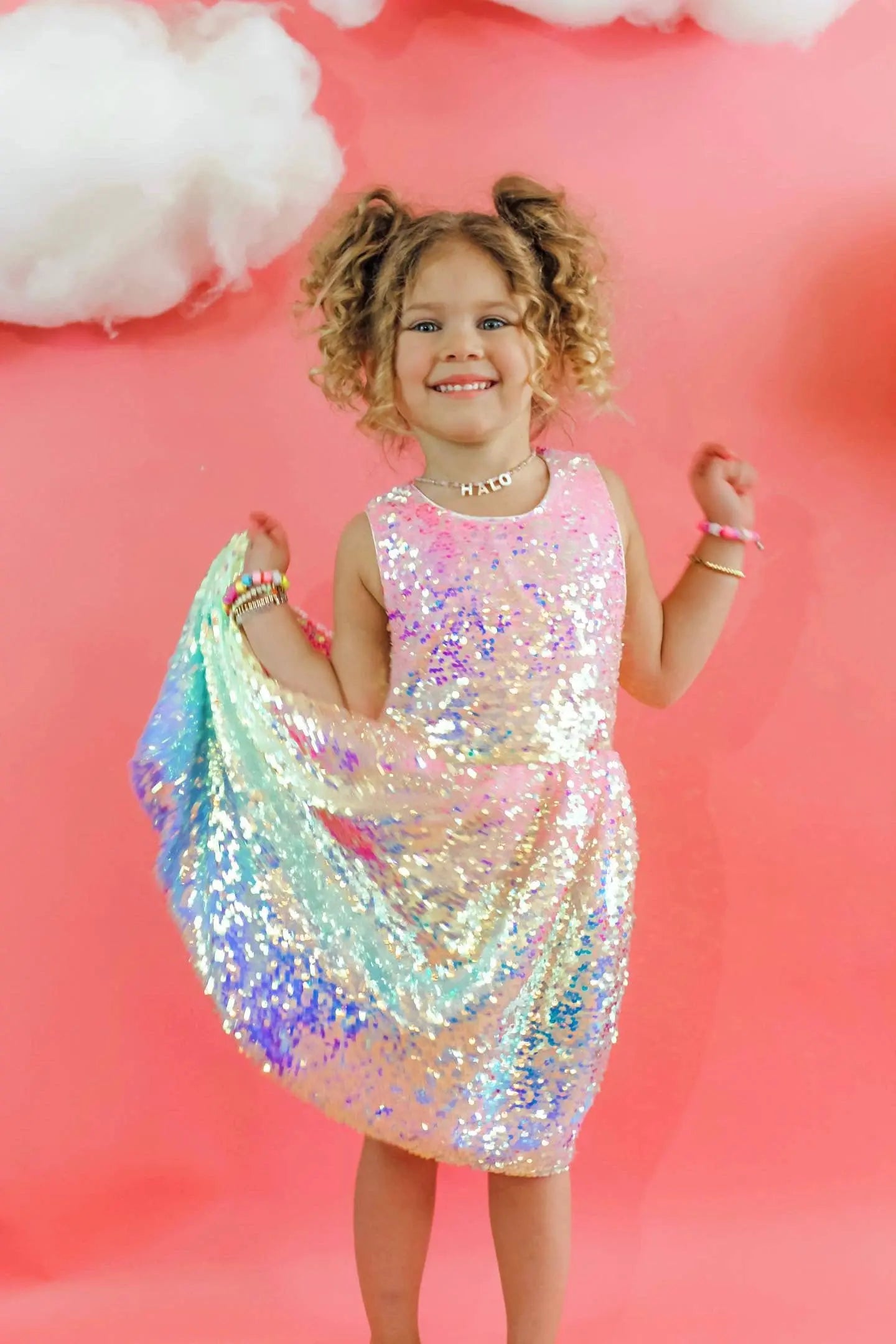 Ombre Sequin Dress Ellie and Mila