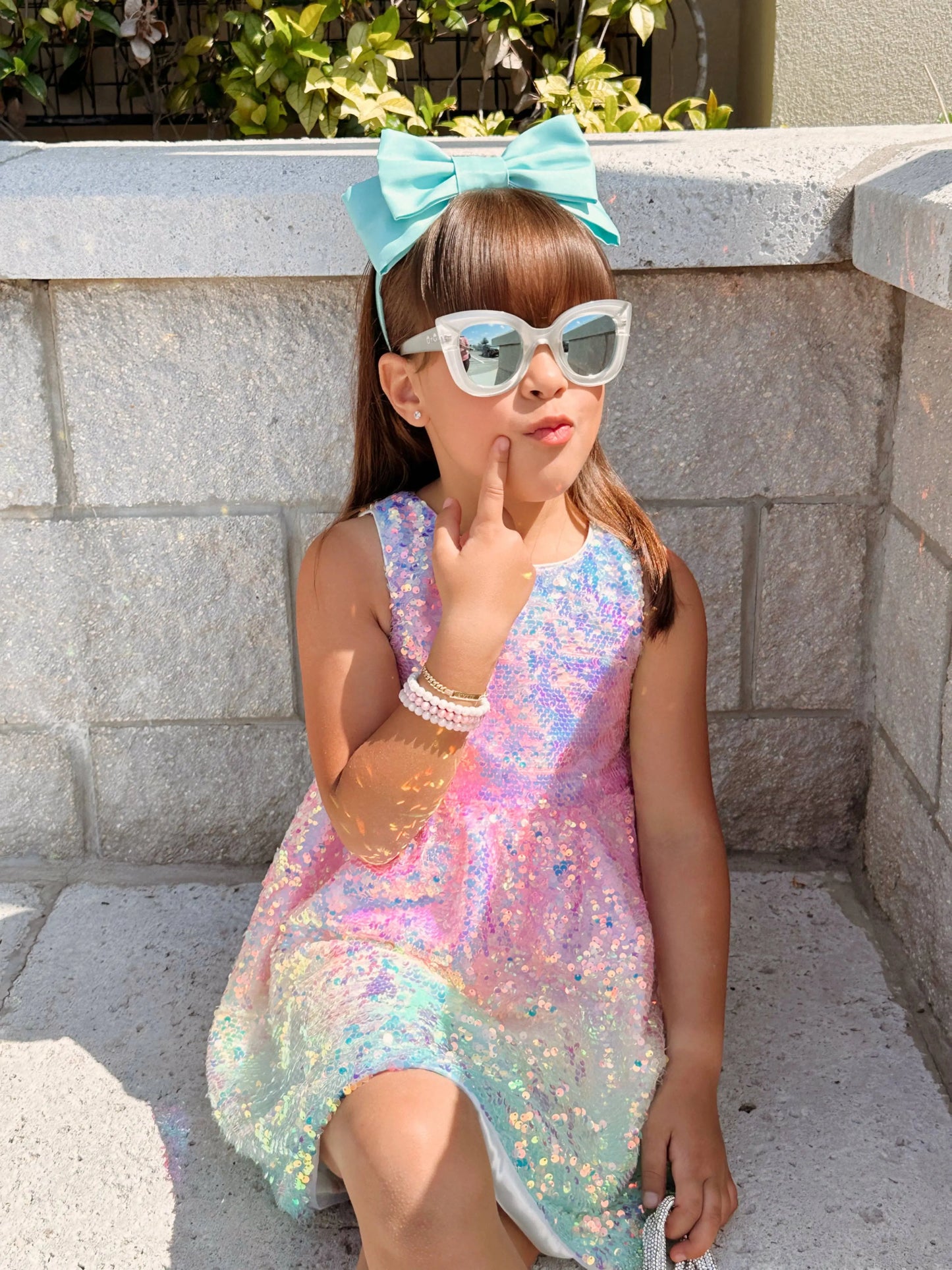 Ombre Sequin Dress Ellie and Mila