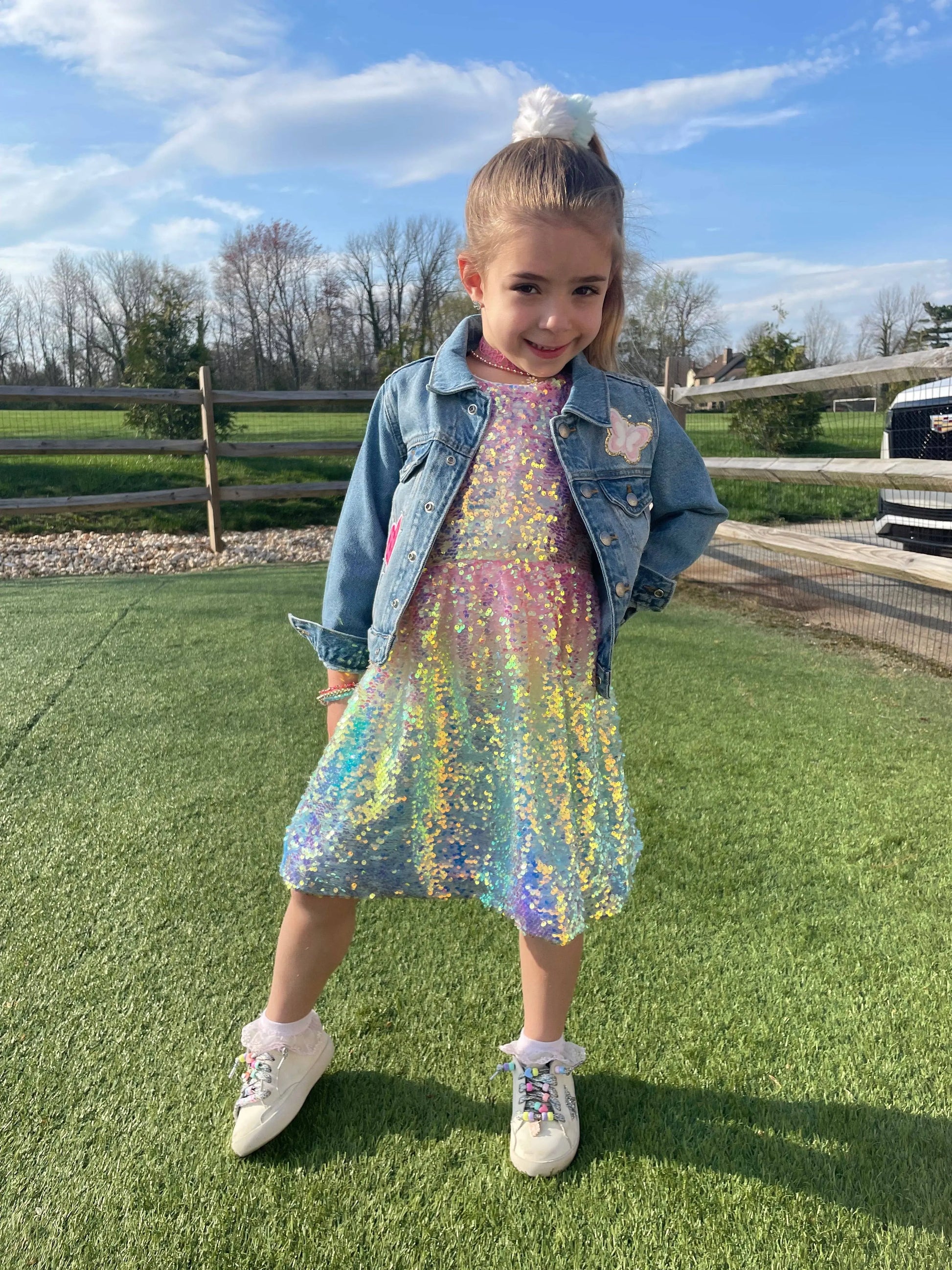 Ombre Sequin Dress Ellie and Mila