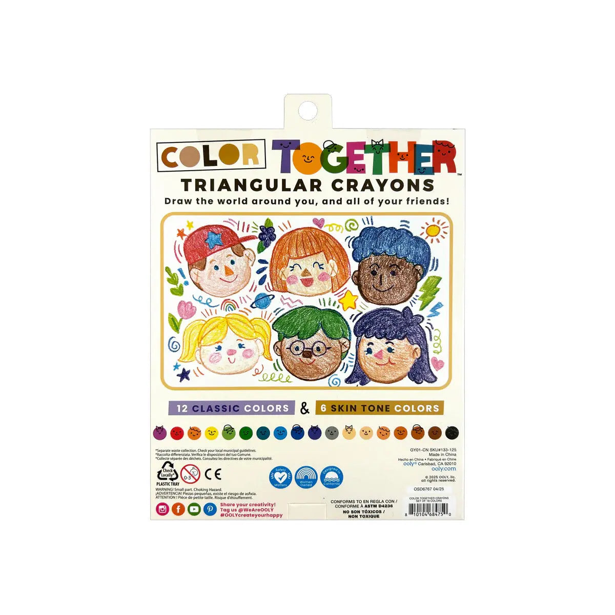 Ooly – Color Together: Crayons (Set of 18) OOLY