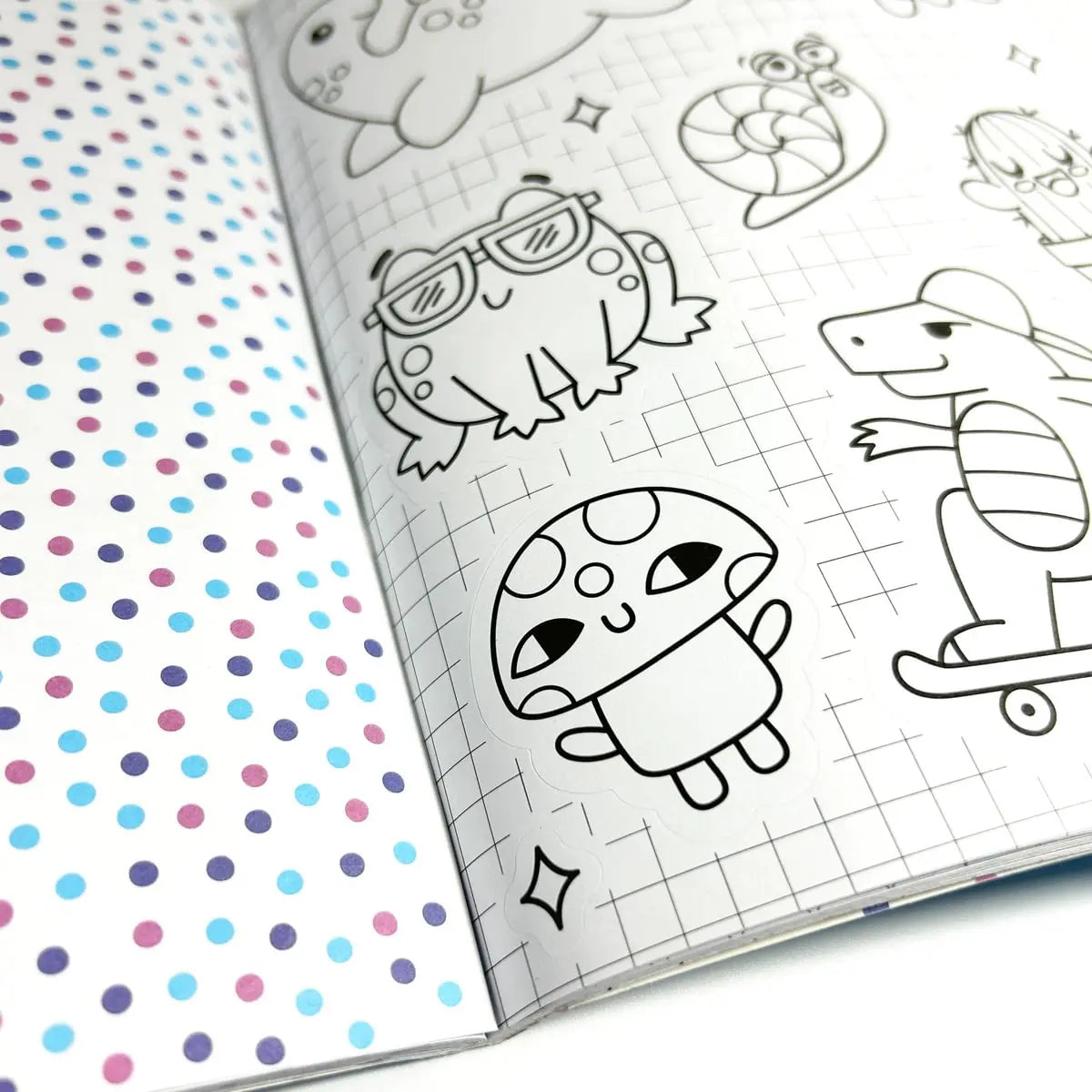 Ooly – Color-in’ Sticker Book: Cute-A-Licious Doodles OOLY