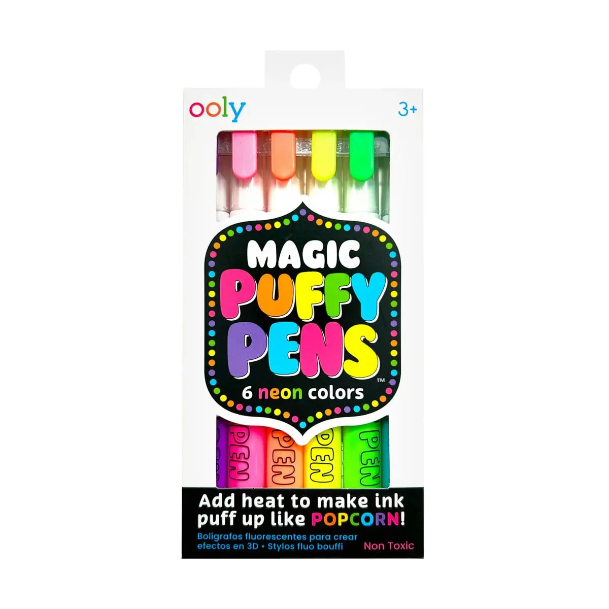 Ooly – Magic Neon Puffy Pens OOLY
