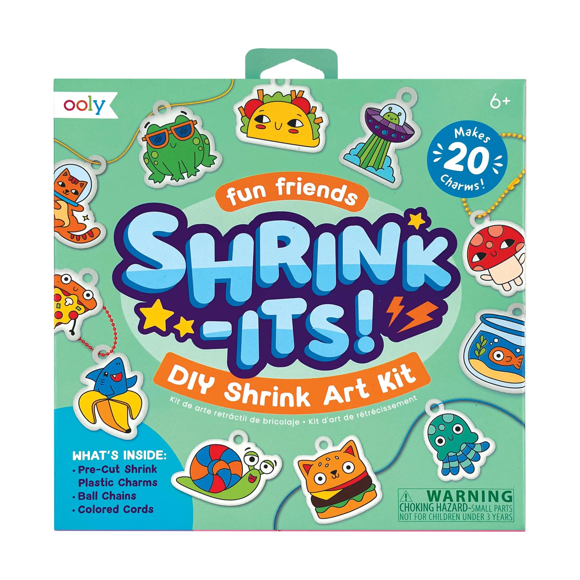 Ooly – Shrink-Its! D.I.Y. Shrink Art Kit – Fun Friends OOLY