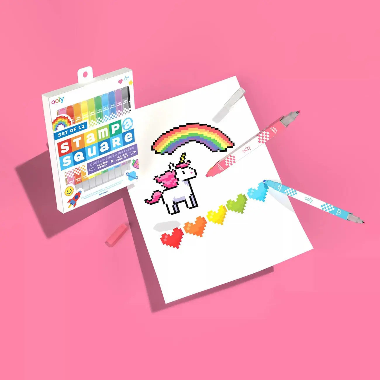 Ooly – Stamp-A-Square Markers OOLY
