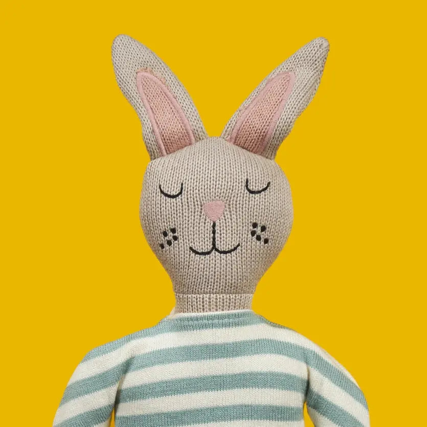 Organic Cotton Knitted Bunny Doll Best Years
