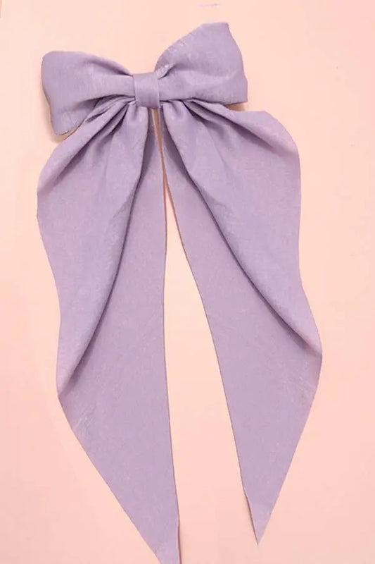 Organza Bow Ribbon Hair Clip Lilac JOSSLYN by Wall to Wall