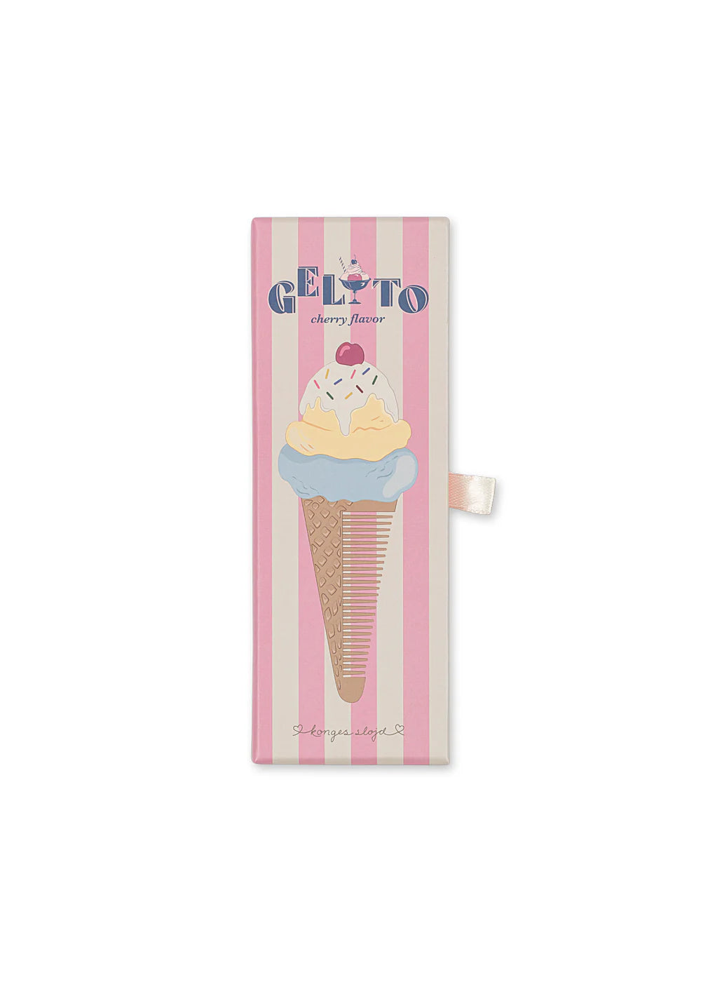 Konges Slojd - Ice cream comb - hair brush beach blue