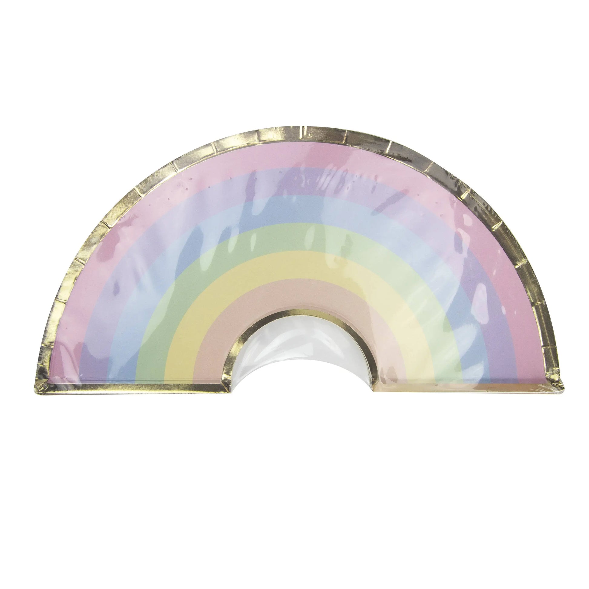PASTEL RAINBOW PLATES 28CM X 8 Tim&Puce Factory
