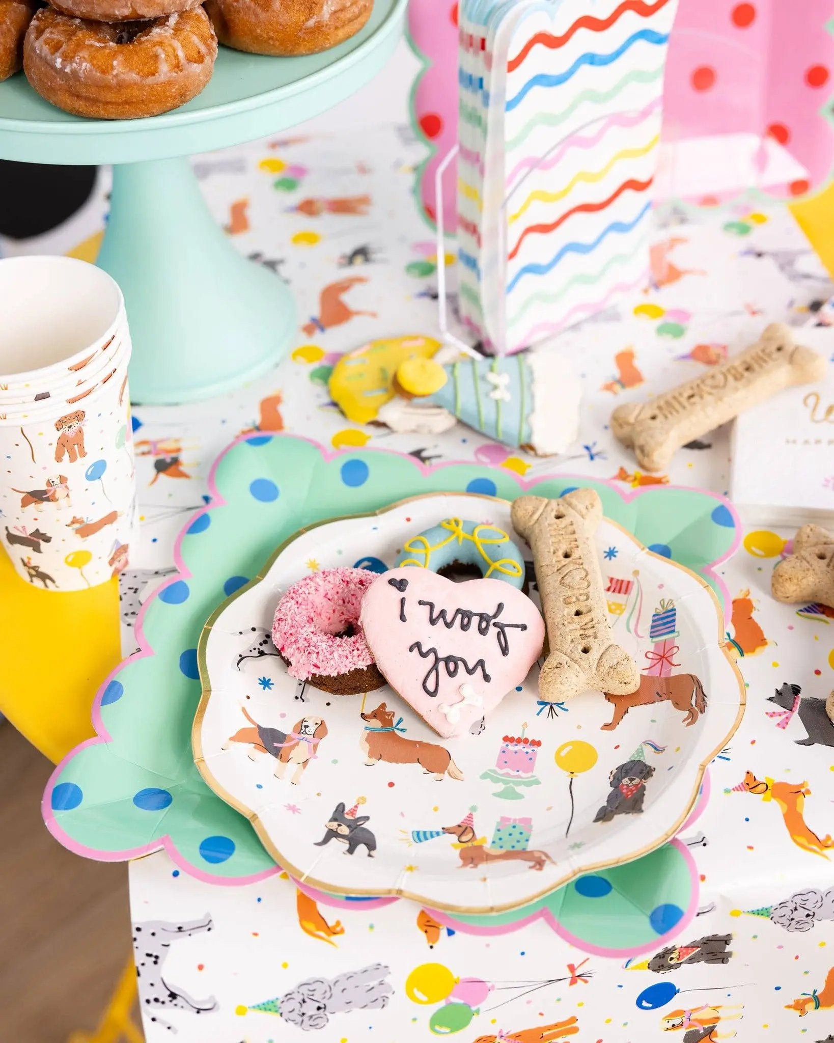 PET1142 - Dog Party Plate My Mind’s Eye