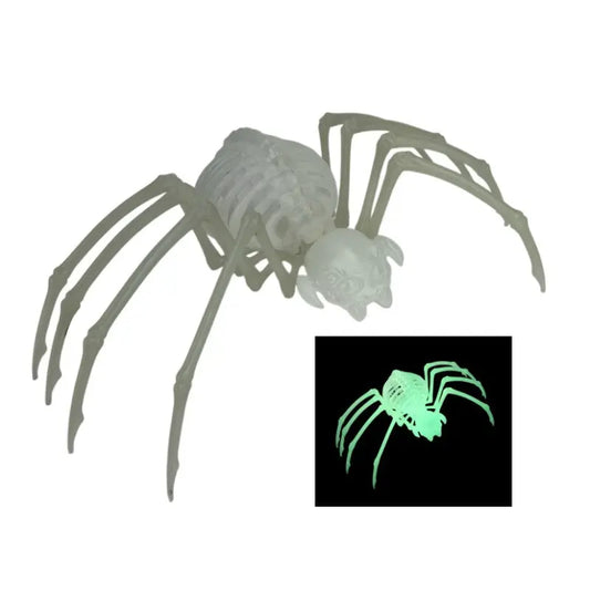 PHOSPHORESCENT SKELETON SPIDER GM 36 x 23 x 12 cm JSBlueRidge Toys