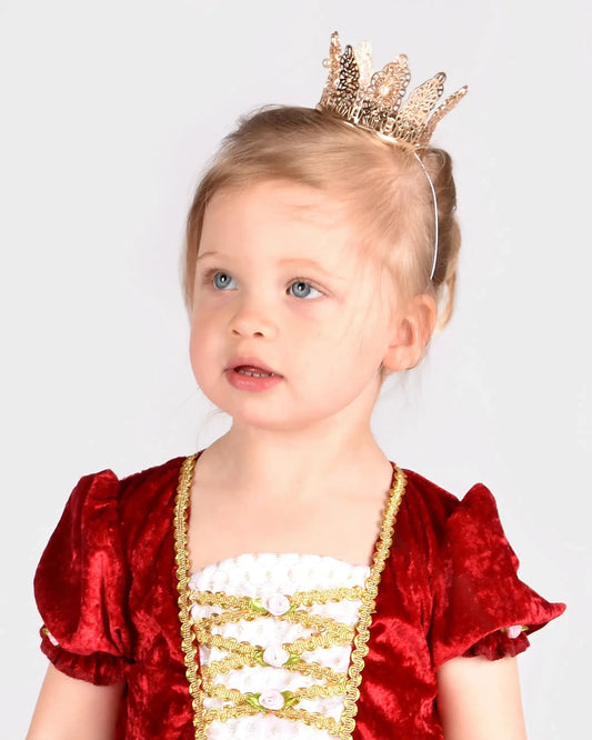 PRINCESS CROWN w PEARLS METAL Rockahula Kids US
