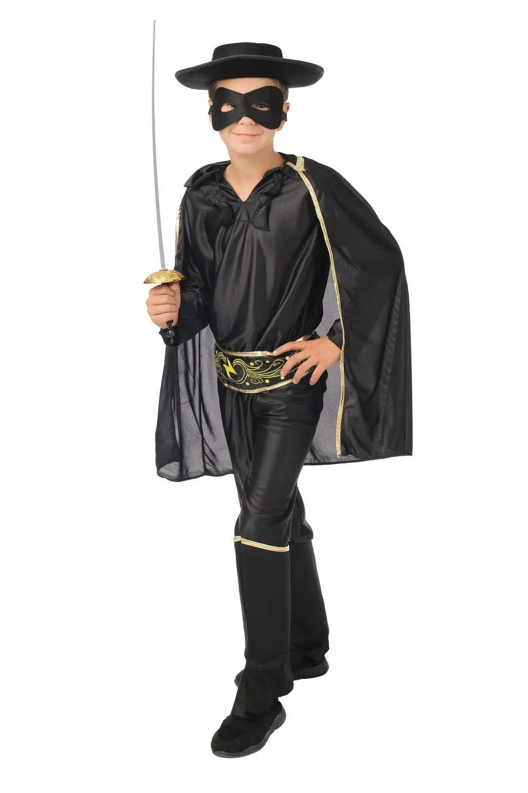 P'tit Clown - Masked Bandit Costume - Child - 10/12 Years P'tit Clown