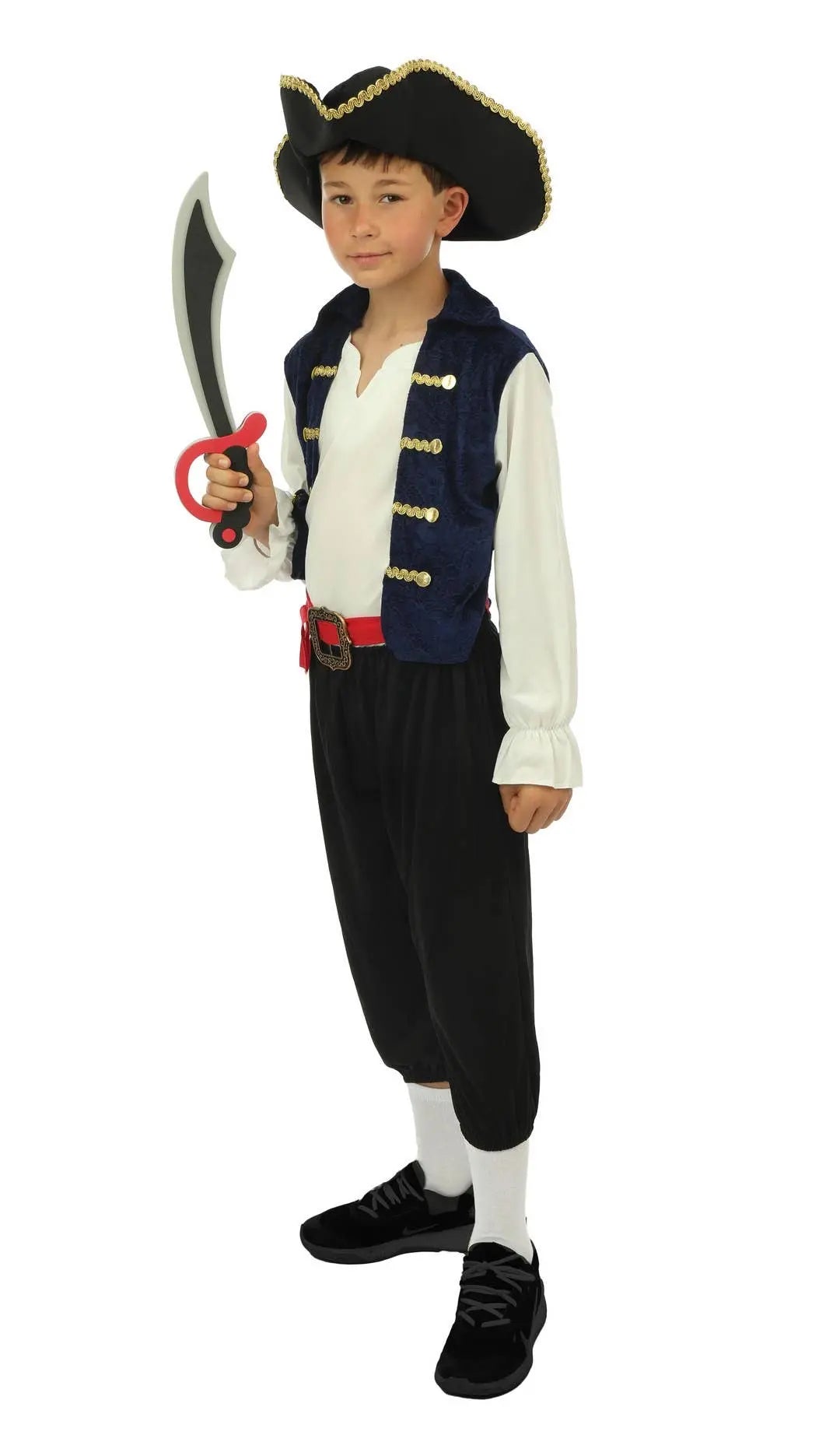 P'tit Clown - Pirate Costume - Blue - Boy Child - 10/12 Years P'tit Clown