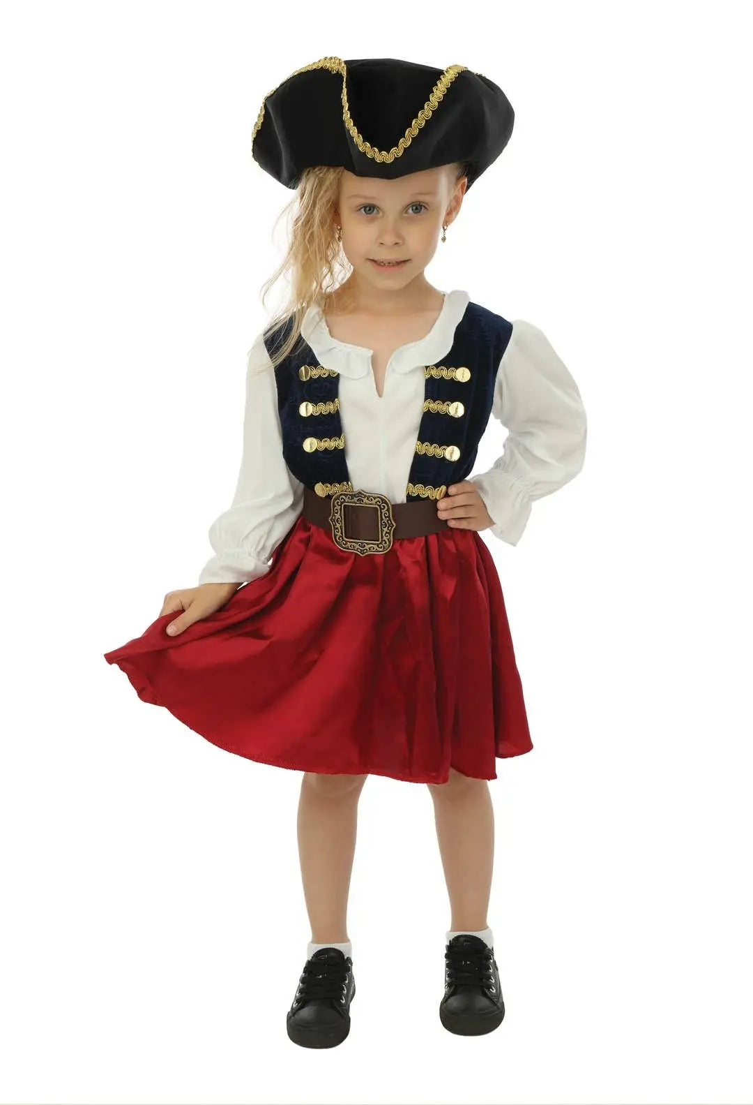 P'tit Clown - Pirate Costume - Blue - Girl Child - 3/4 Years P'tit Clown
