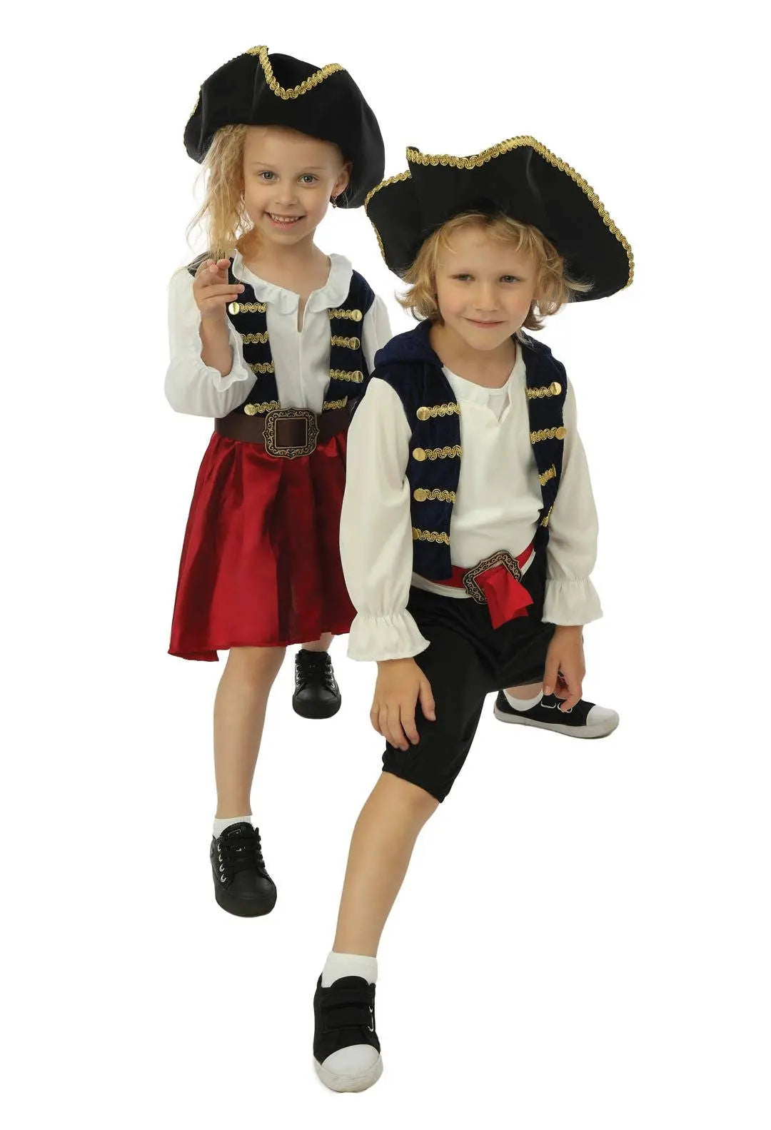 P'tit Clown - Pirate Costume - Blue - Girl Child - 3/4 Years P'tit Clown