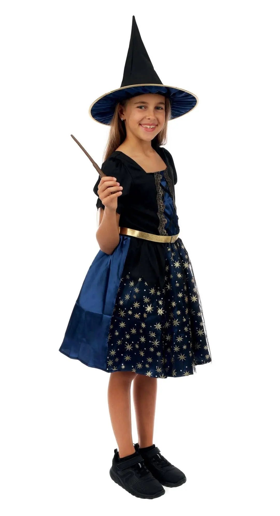 P'tit Clown - Starry Witch Costume - Blue - Child - 7/9 Years P'tit Clown