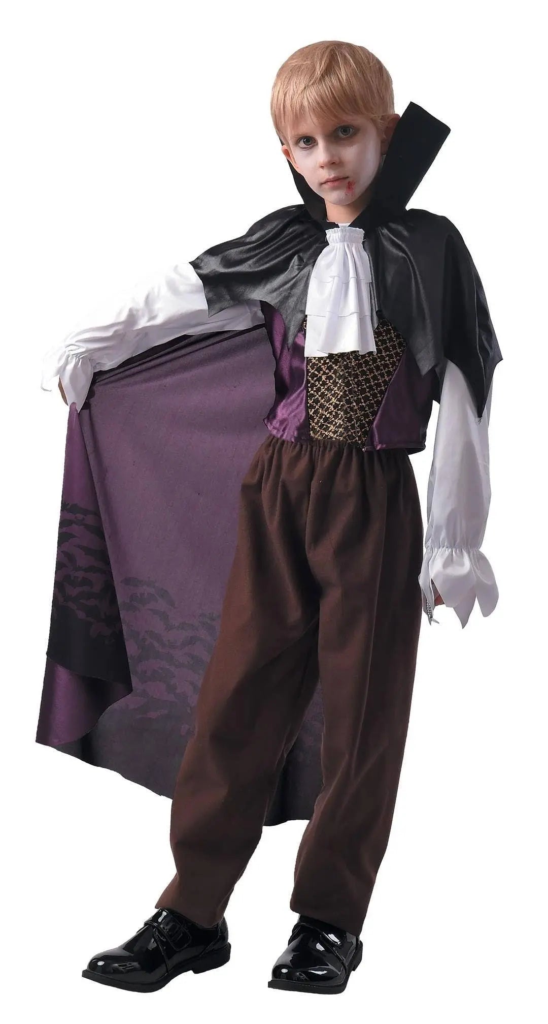 P'tit Clown - Vampire Bat Costume - Child - 10/12 Years P'tit Clown