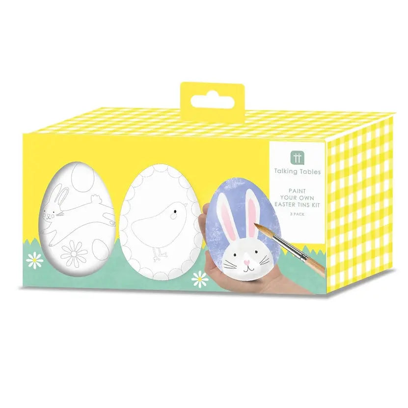 Paint Your Own Easter Egg Tins Kit Talking Tables