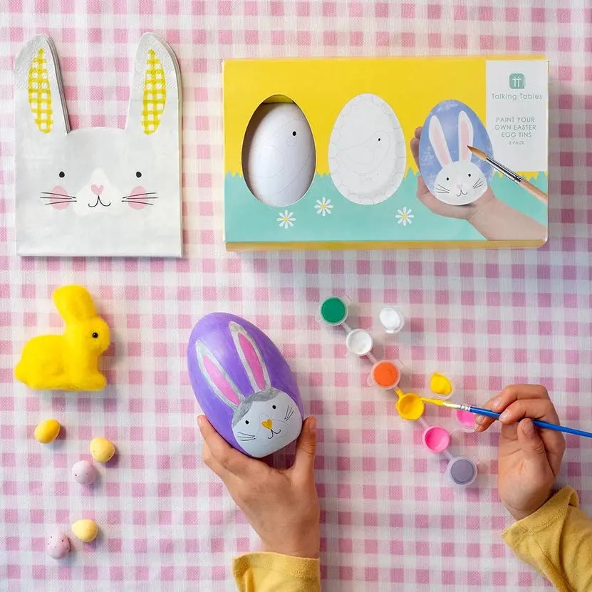 Paint Your Own Easter Egg Tins Kit Talking Tables