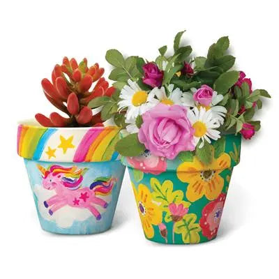 Paint Your Own Flower Pots Dam