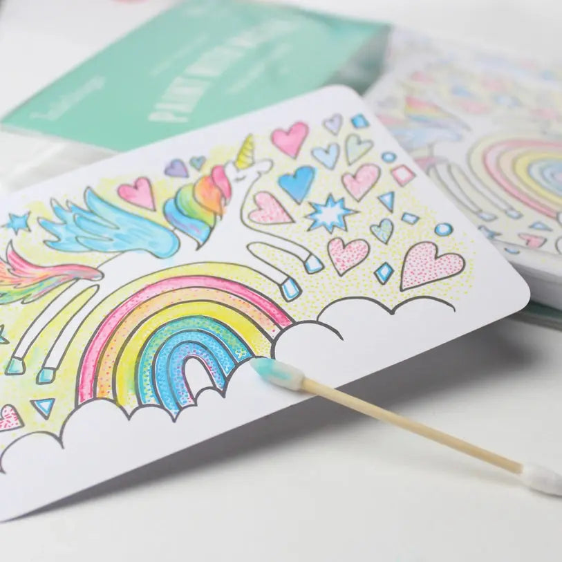 Paint with Water Valentines - Unicorn Inklings