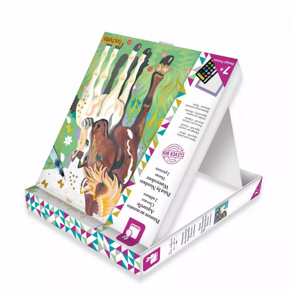 Painting By Numbers Watercolour Horses Janod