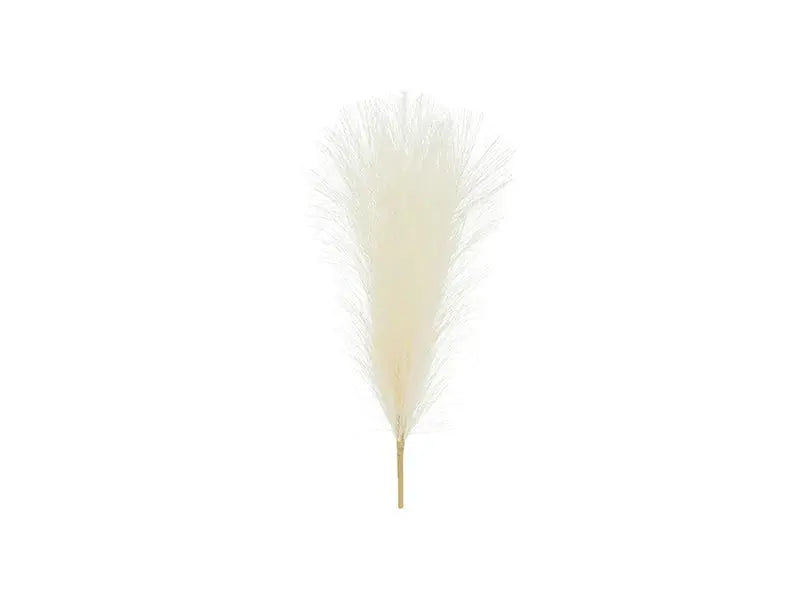 Pampas grass artificial, light cream, 10x45cm Partydeco