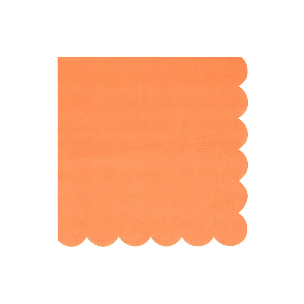 Papaya napkins L Meri Meri