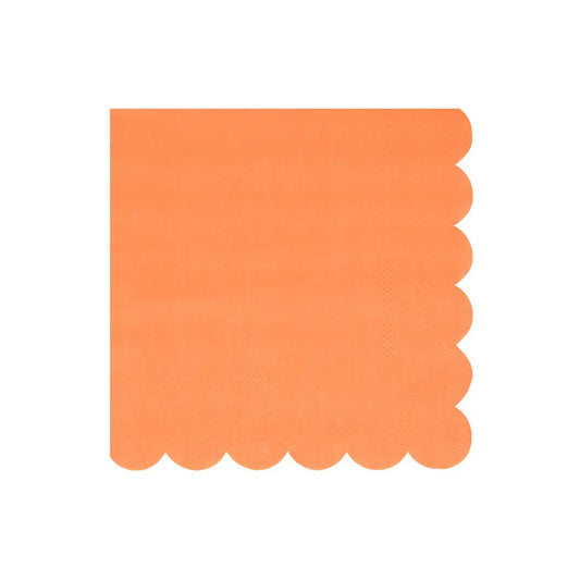 Papaya napkins L Meri Meri