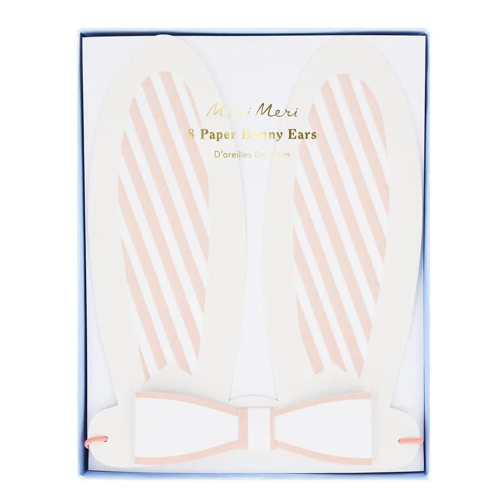 Paper bunny ears X8 Meri Meri