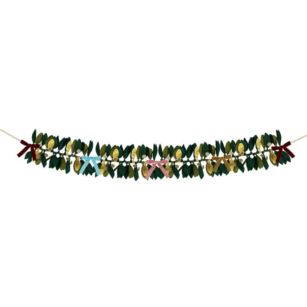Paper festive foliage garland Meri Meri