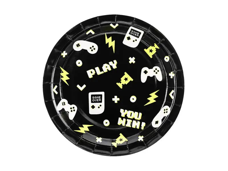 Paper plates Gamepads Partydeco