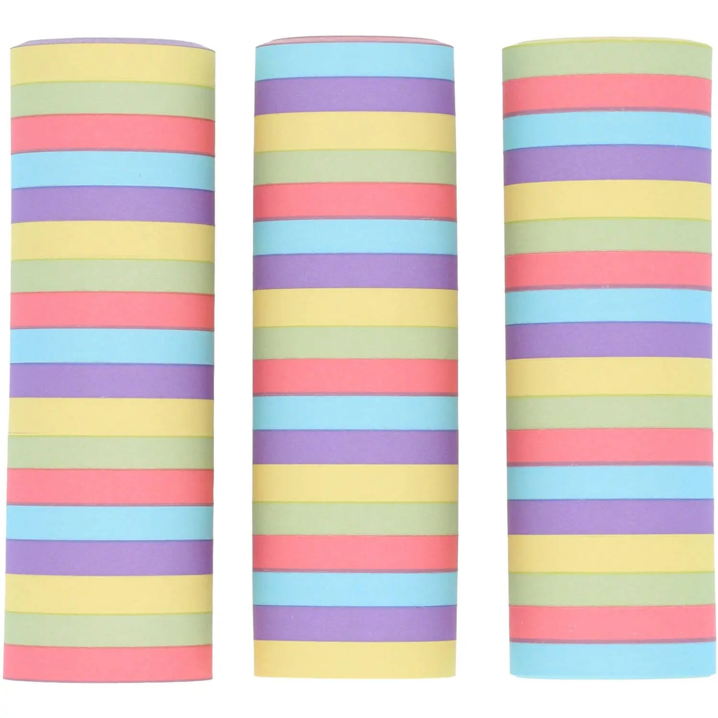 Paper streamers - Pastel Multicolour - 4 meters - 3 pieces Folat