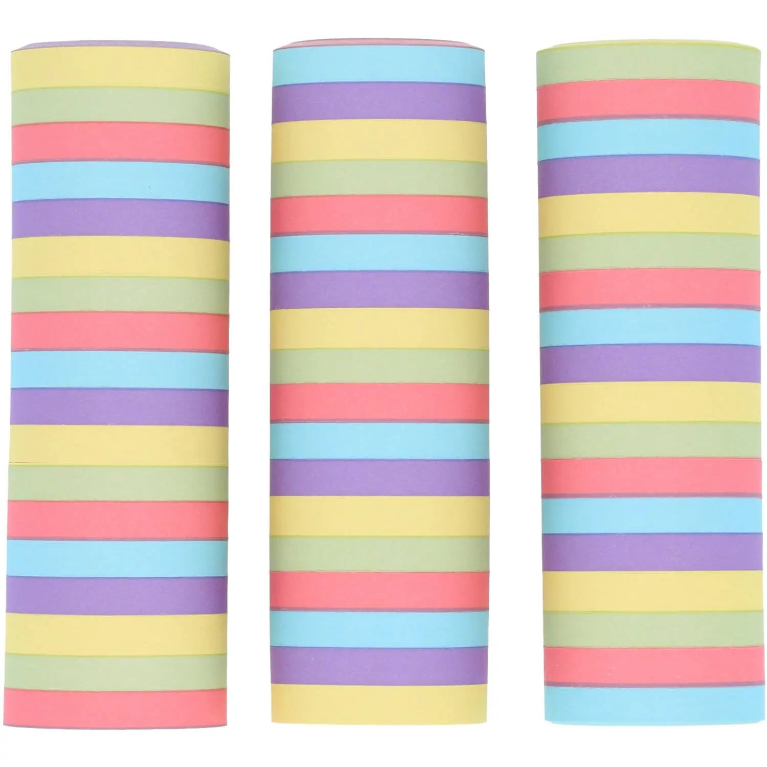 Paper streamers - Pastel Multicolour - 4 meters - 3 pieces Folat