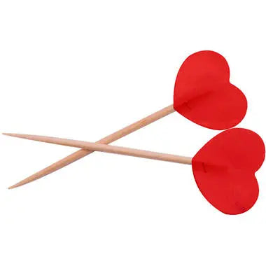 Party Pickers Red Hearts - 50 pieces Folat