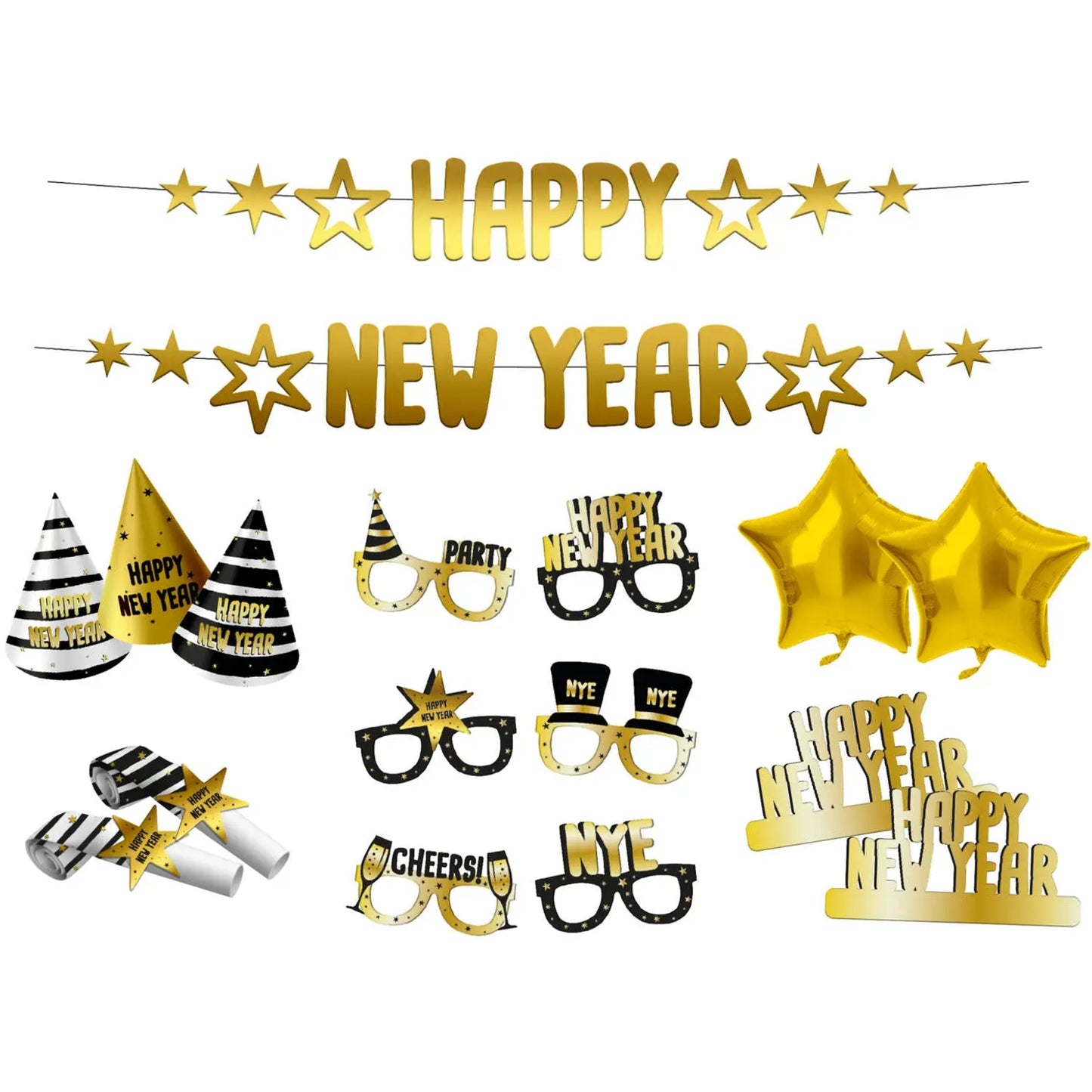 Party box Happy New Year - BlackGold HNY Folat