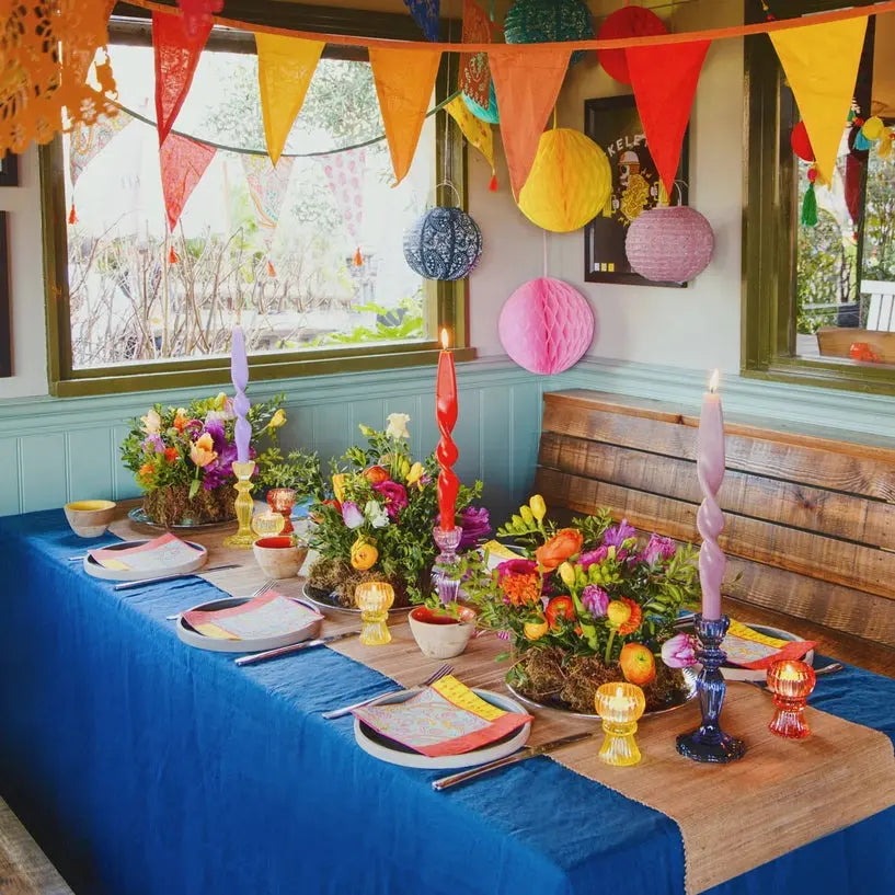 Pastel Coloured Twisted Candles - Price per Candle Talking Tables