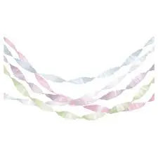 Pastel Crepe Paper Streamers (x 5) Meri Meri
