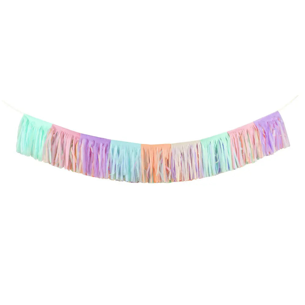 Pastel fringe garland Meri Meri