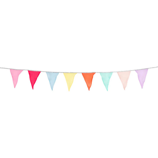 Pastel rainbow organza garland Meri Meri