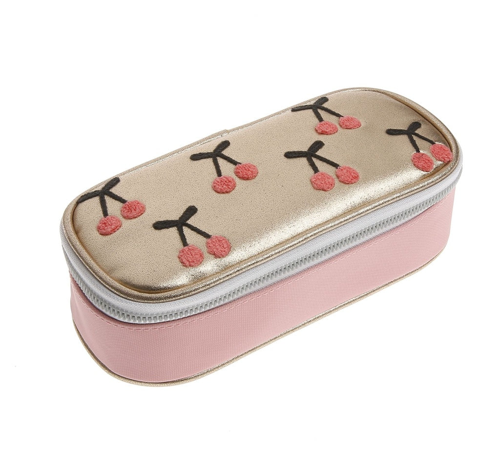 Pencil Box - Cherry Pom Pom