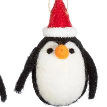 Penguin Felt Decoration - With Hat SASS AND BELLE