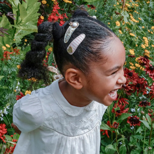 Petal Bunny Fabric Clip Set Rockahula